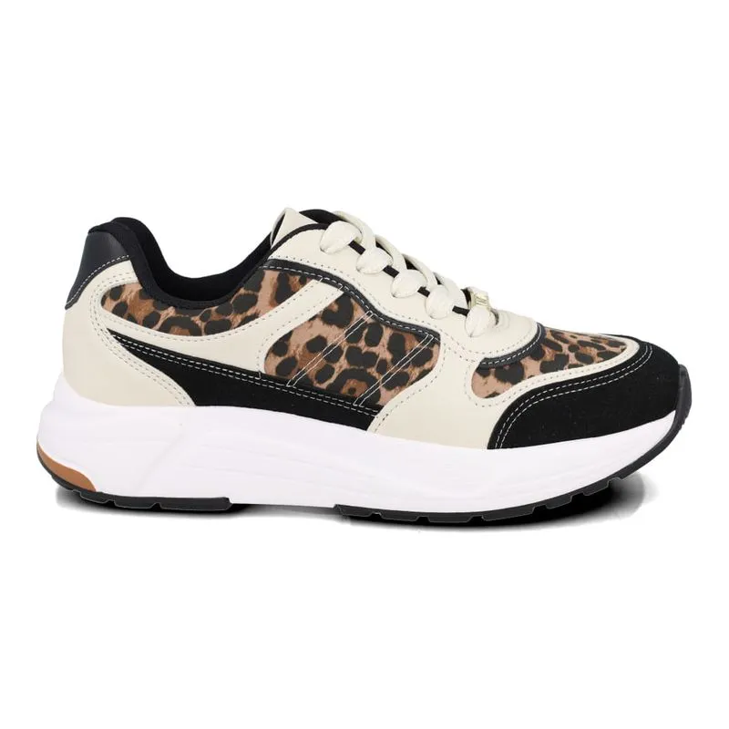 Tênis Vizzano Animal Print Branco Off Feminino 37