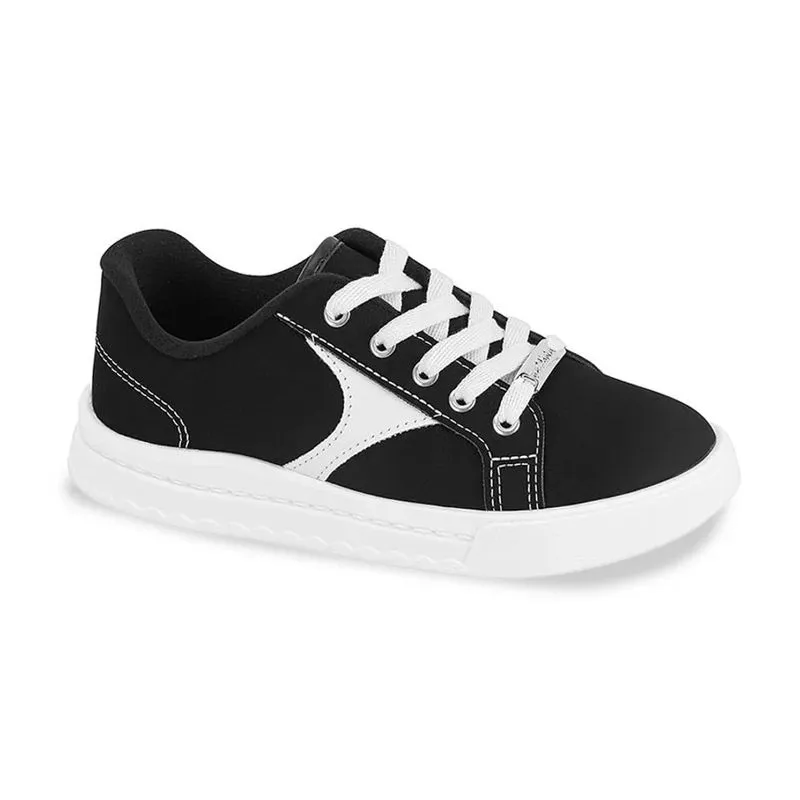 Tênis Casual Molekinha Infantil Menina Preto 33