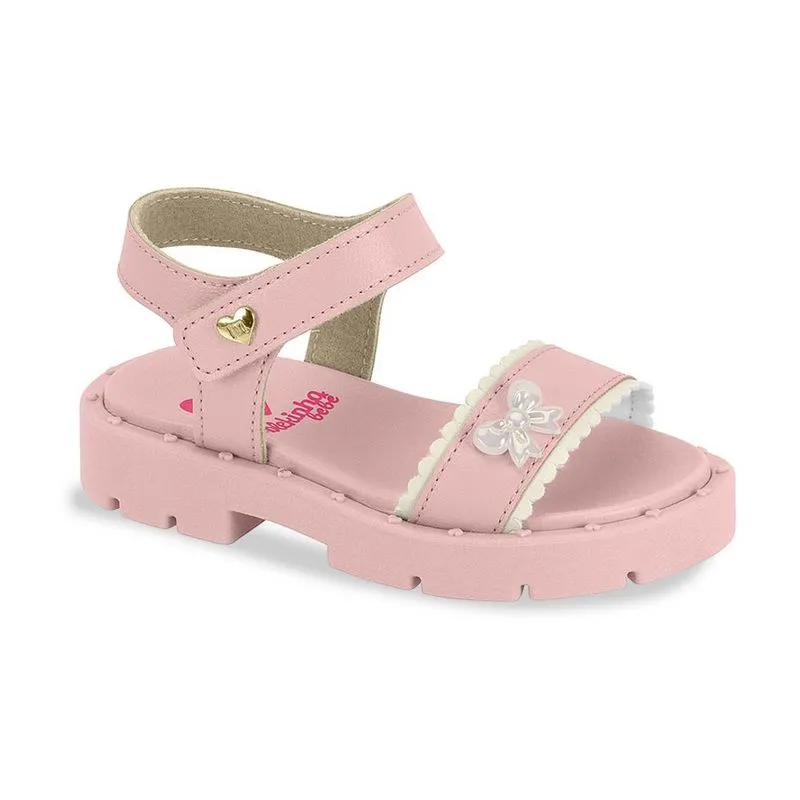 Sandália Molekinha Infantil Rosa 25