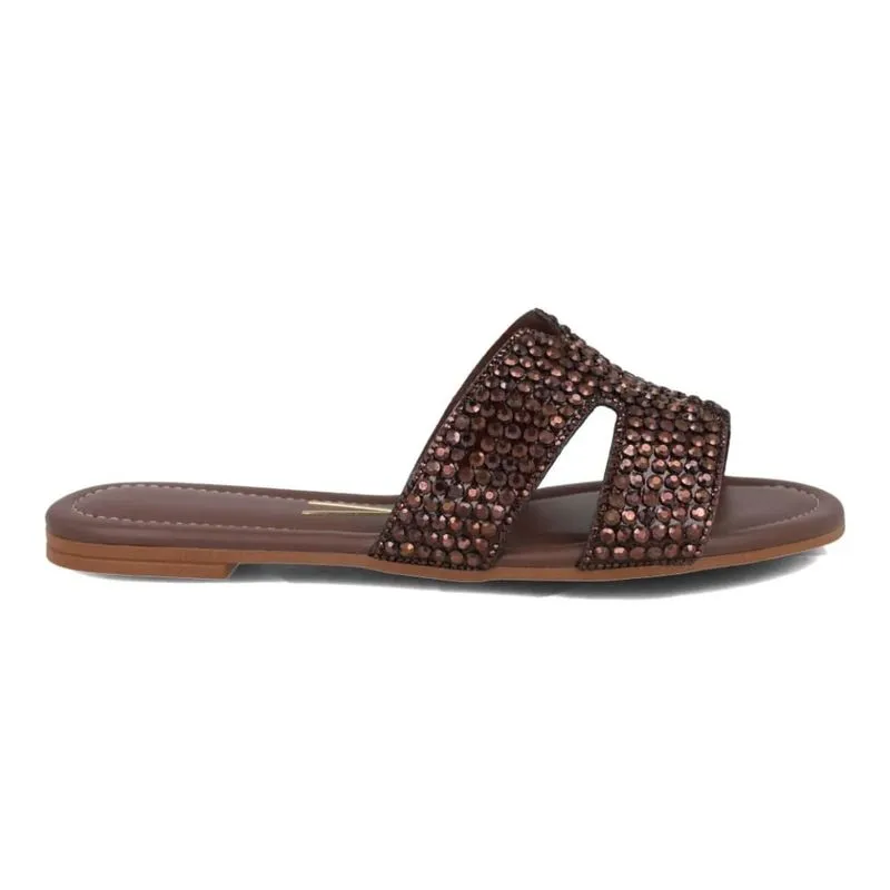 Rasteira Vizzano Casual Feminina Chocolate 33