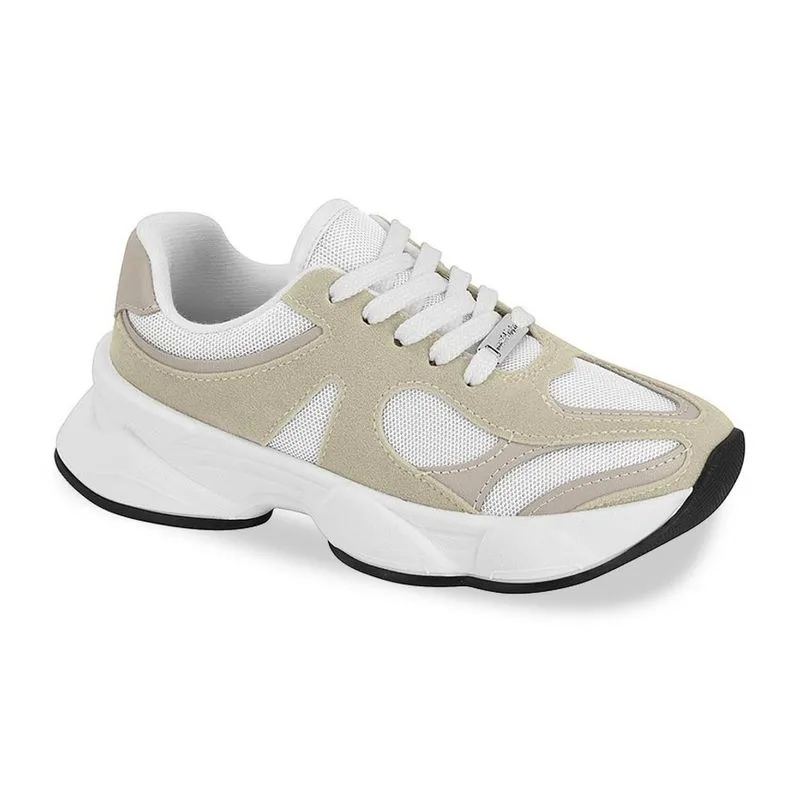 Tênis Molekinha Infantil Menina Branco Off 26