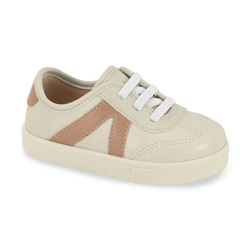 Tênis Molekinha Casual Infantil Branco Off 19