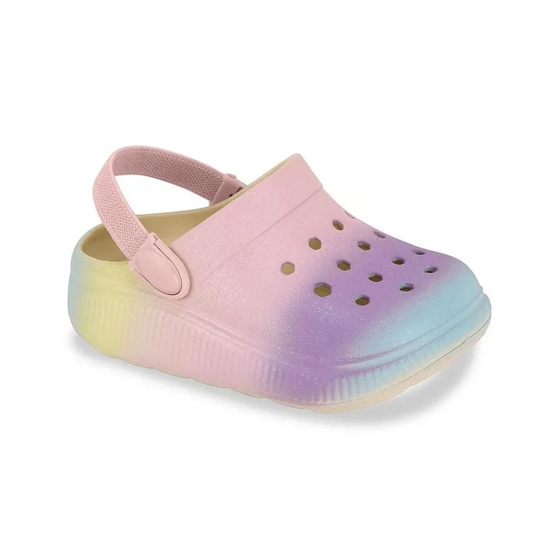 Babuche Molekinha Infantil Creme Multicolor 17