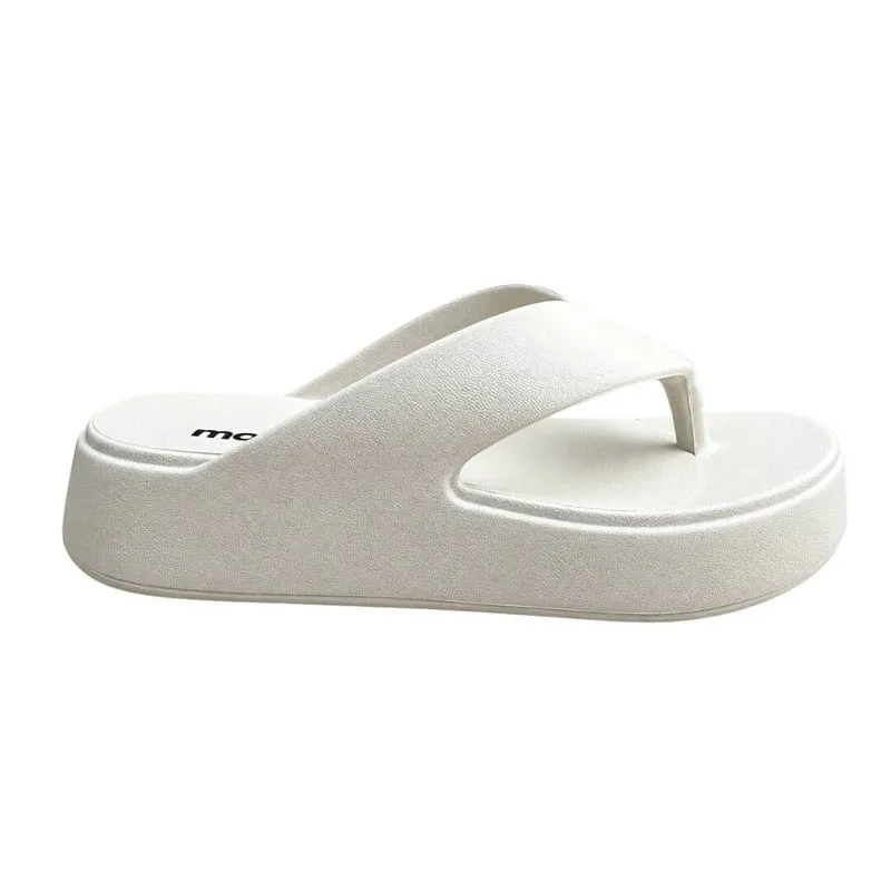 Chinelo Feminino Moleca Plataforma 5579.100 Nuvem 36 / BRANCO OFF