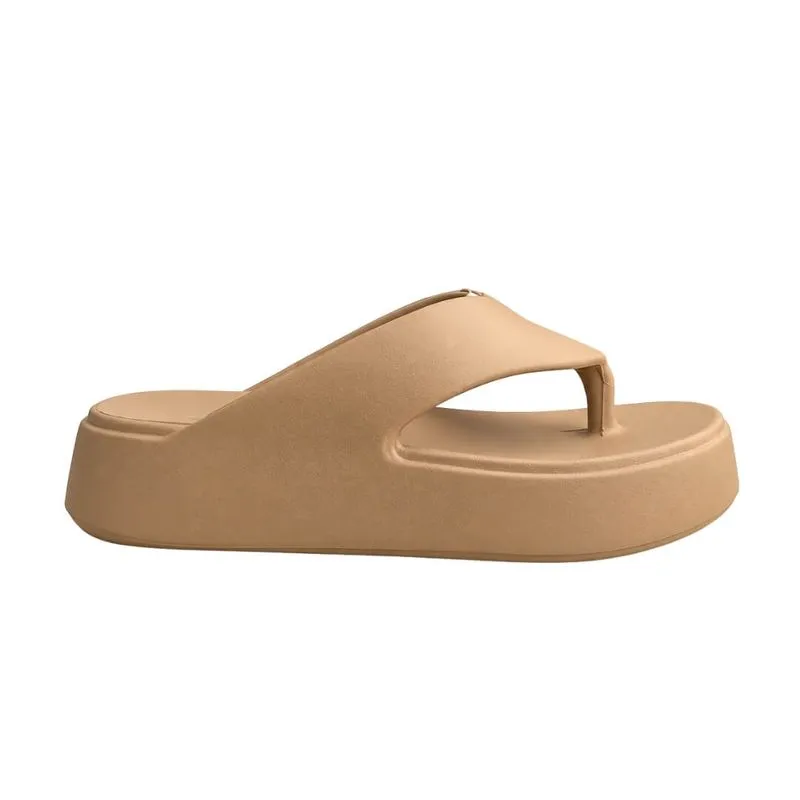 Chinelo Feminino Moleca Plataforma 5579.100 Nuvem 35 / NUDE
