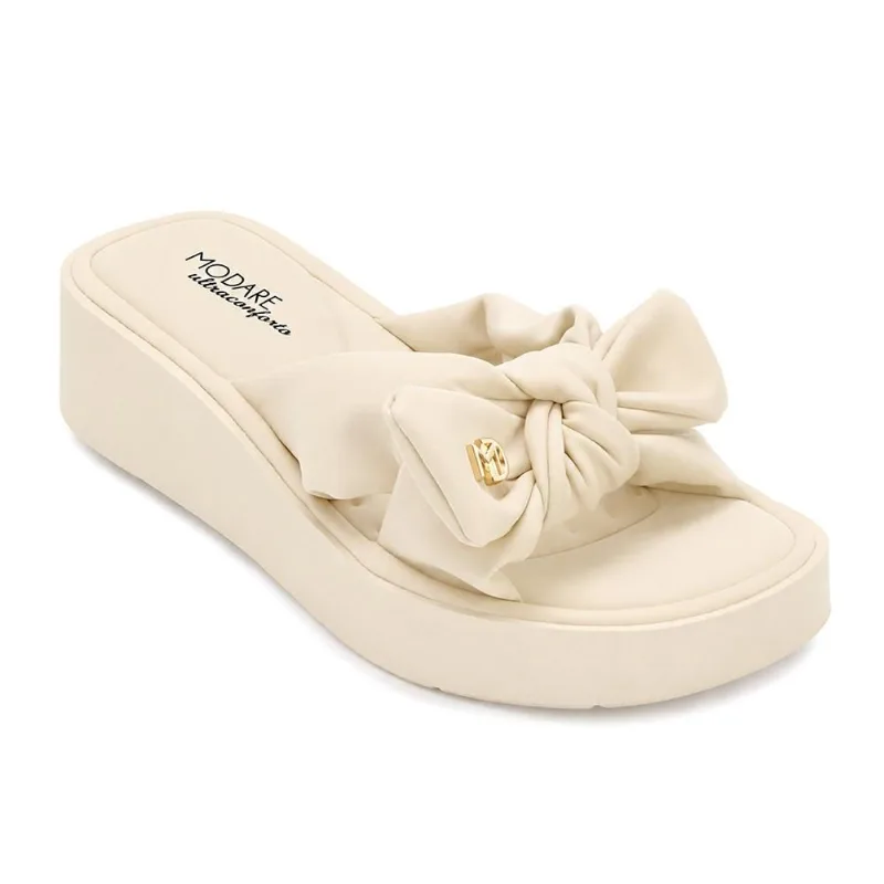 Chinelo Tamanco Modare C Ultra Soft Slide MK26-72261 35 / Creme
