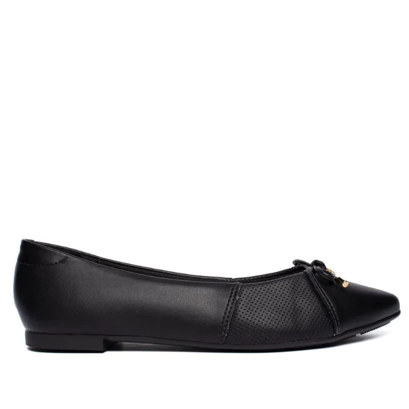 Sapatilha Feminina Modare Laço Napa Bico Fino Preto - 39