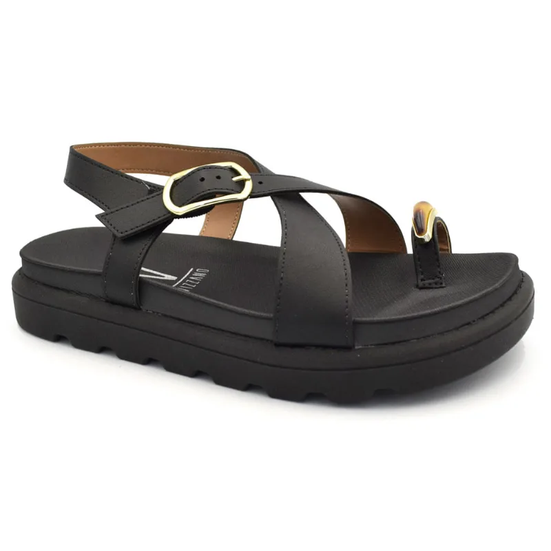 Papete Feminina Vizzano Preto 6510.131.7286 38