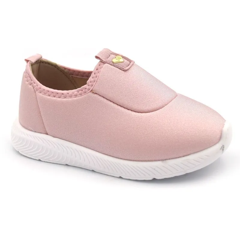 Tênis Slip On de Menina Molekinha do 18 ao 25 Rosa 2723.200.20703 24
