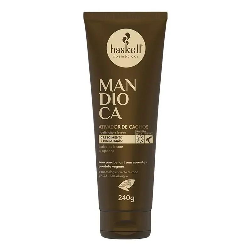 Ativador De Cachos Haskell Mandioca 240gr