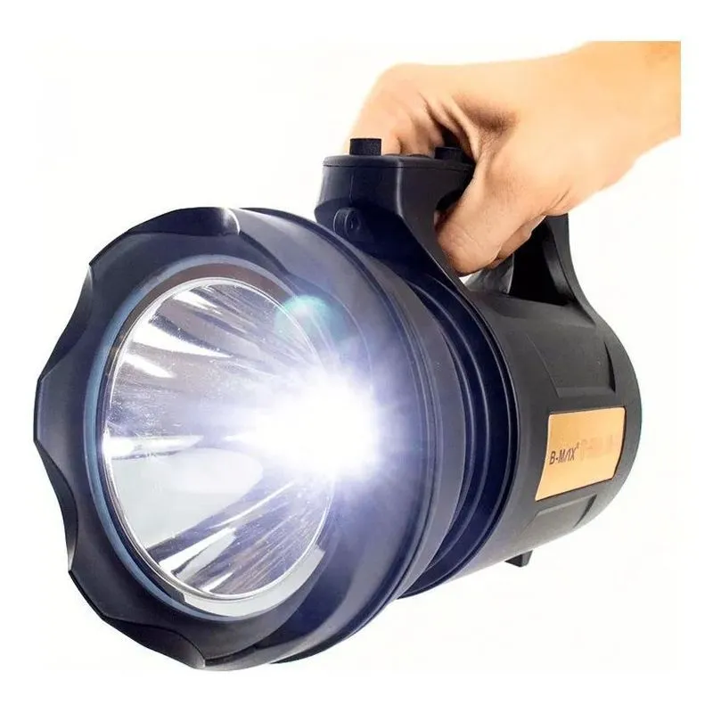 2x Lanterna Grande Led Recarregável Longo Alcance 2km 30watt