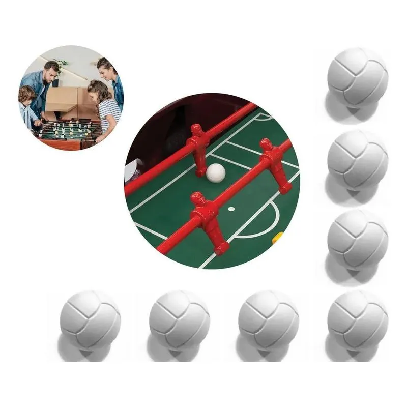 Bola Bolinha Pebolim Totó 7 Unidades Kit Para Mesa Pebolim