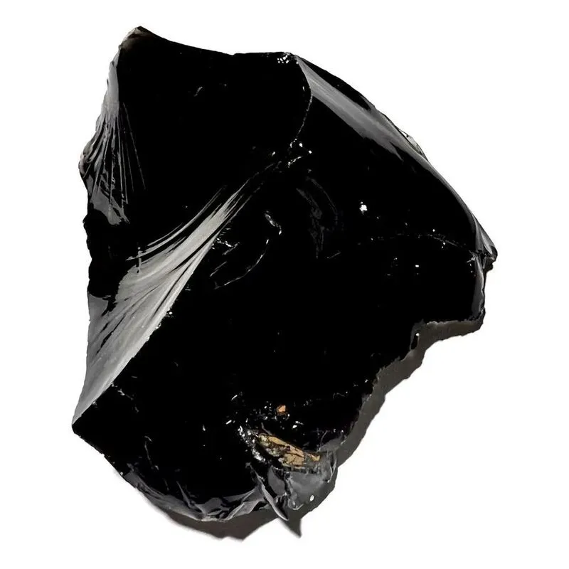Obsidiana Negra Bruta - Prosperity Minerais Preto
