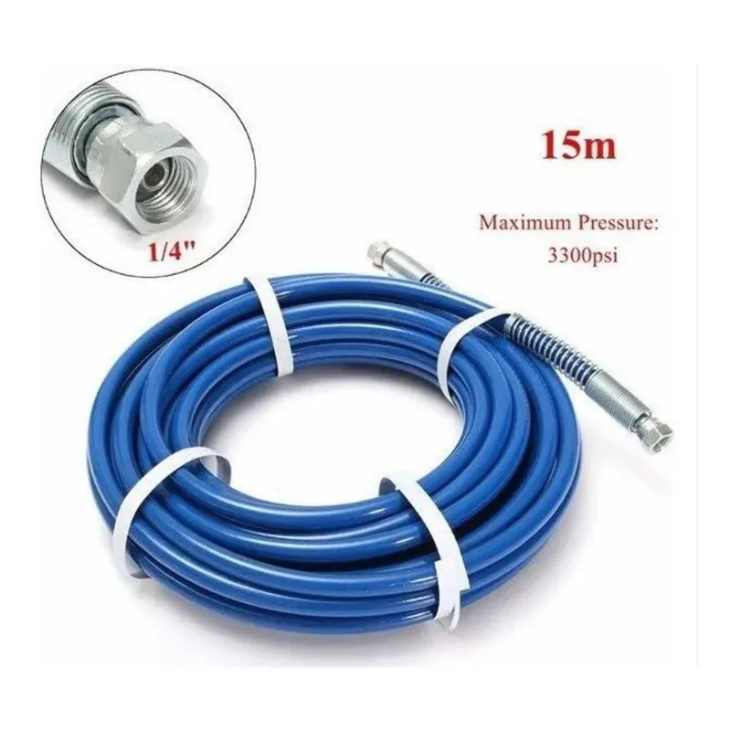 5x Mangueira Airless De Alta Pressão 1/4 15m Bsp 3300psi