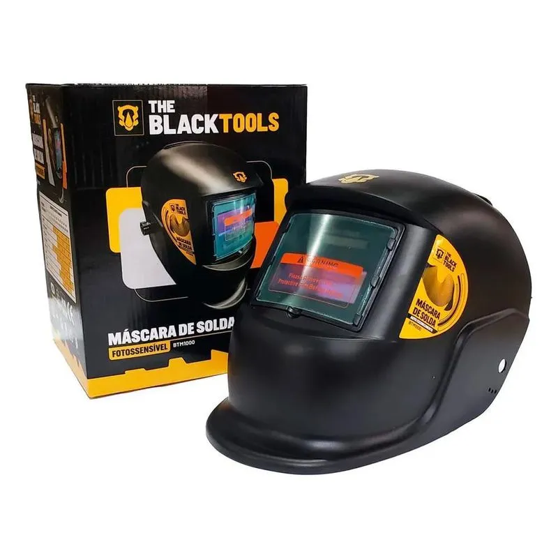Máscara De Solda Escurecimento Automatico Profissional Cor P