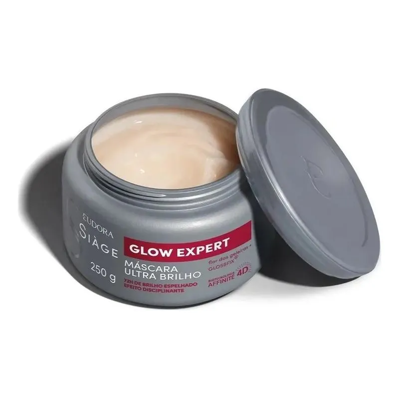 2x Máscara Capilar Siàge Glow Expert Ultra Brilho 250g - Eud