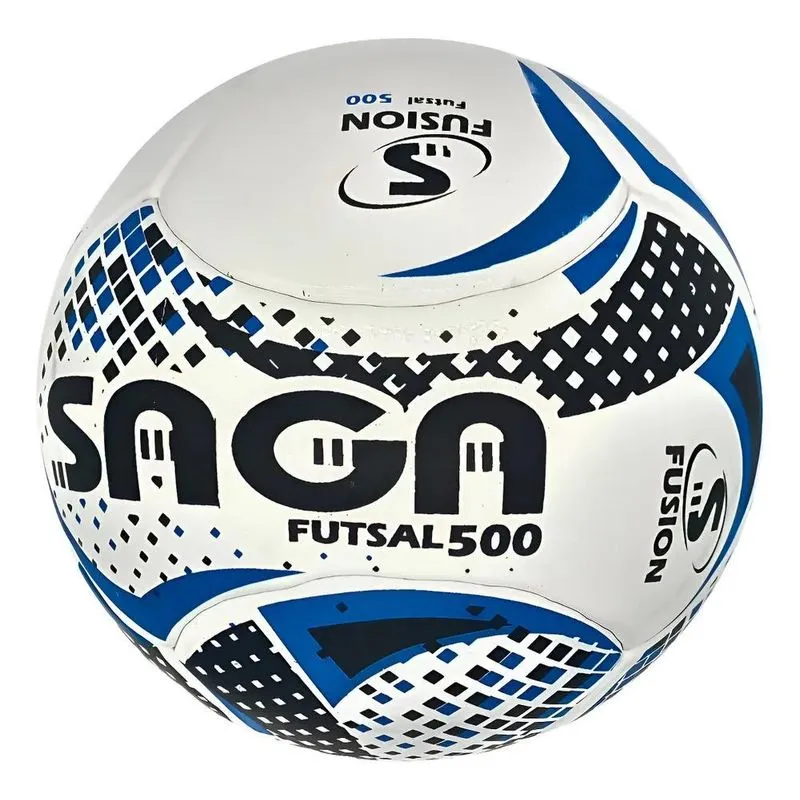 Bola Futsal Saga Sport Salao 64cm Fusionada 440g - Branco
