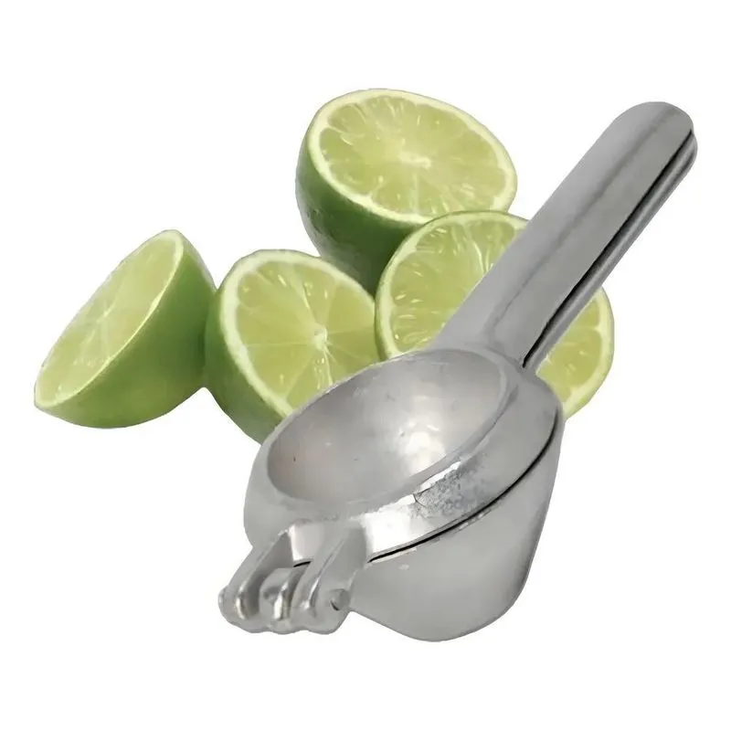 Espremedor Manual Fácil De Limão Alumínio Suco Da Fruta 17cm