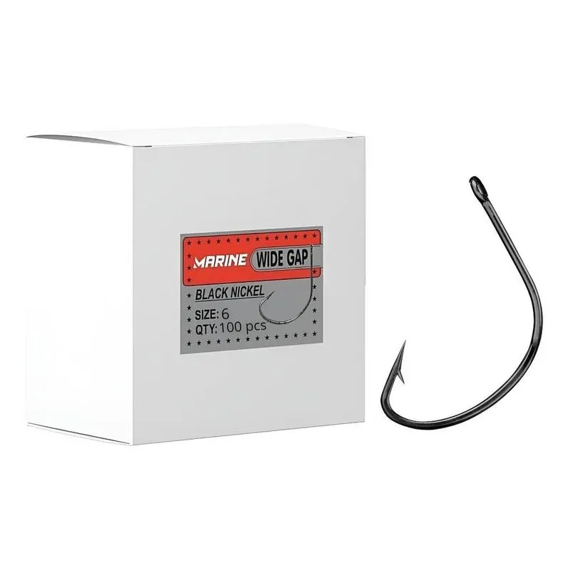 Anzol De Pesca Marine Sports Wide Gap Caixa Corvina
