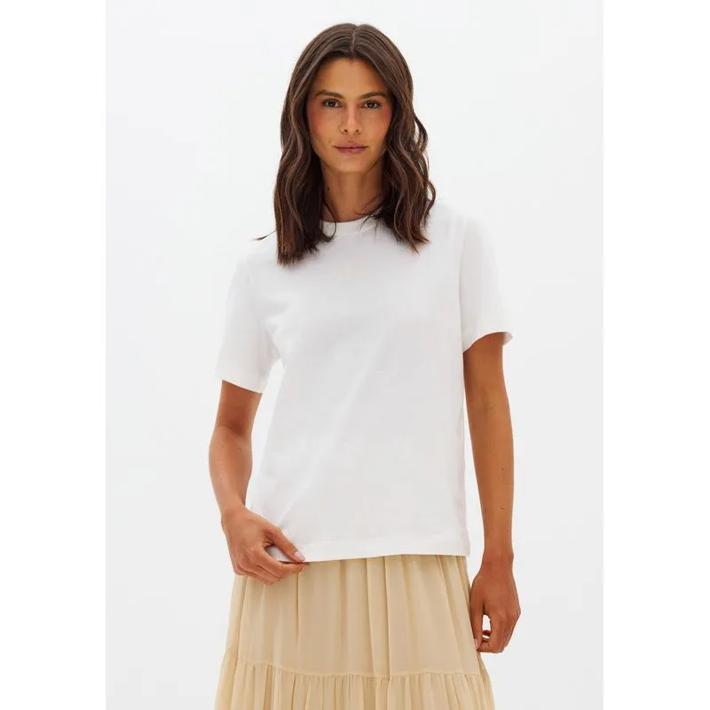 T-shirt Regular Manga Curta Branco G