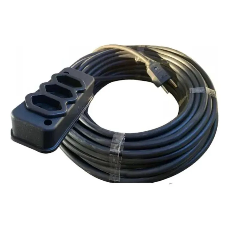 10x Extensão Eletrica 15 Metros Cabo Pp 2 Vias 2,5mm Domest
