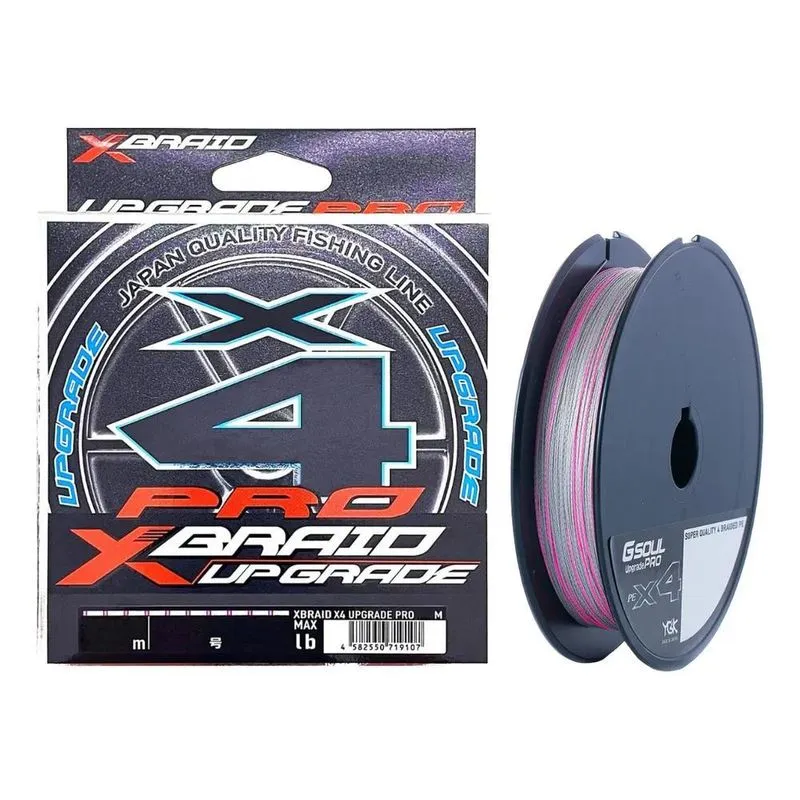 10x Linha Multifilamento Ygk Xbraid X4 Upgrade Pro 4 Fios 3