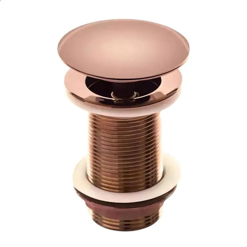 5x Válvula Click De Inox Para Cuba Banheiro Rose 1.1/4 (4cm)