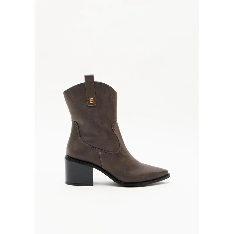 Bota Western Salto Bloco Preto 39