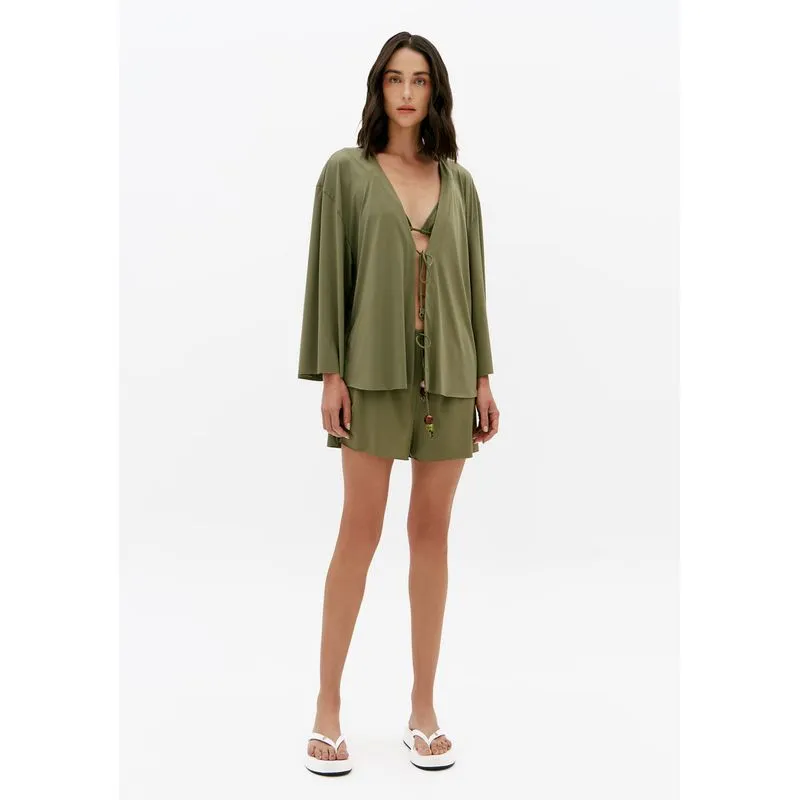 Short Cintura Média Descolado Verde P