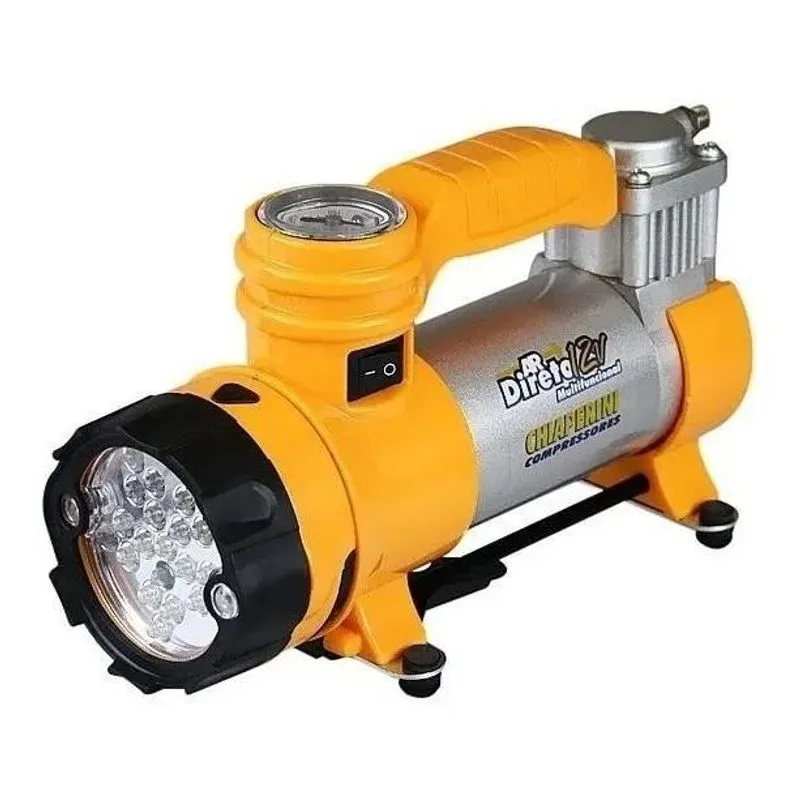 10x Compressor De Ar Mini Bateria Portátil Chiaperini 16728