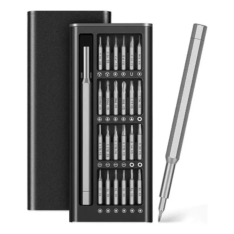 Kit Chave De Fenda Magnética Pc Desmontagem Notebook 25 Em 1