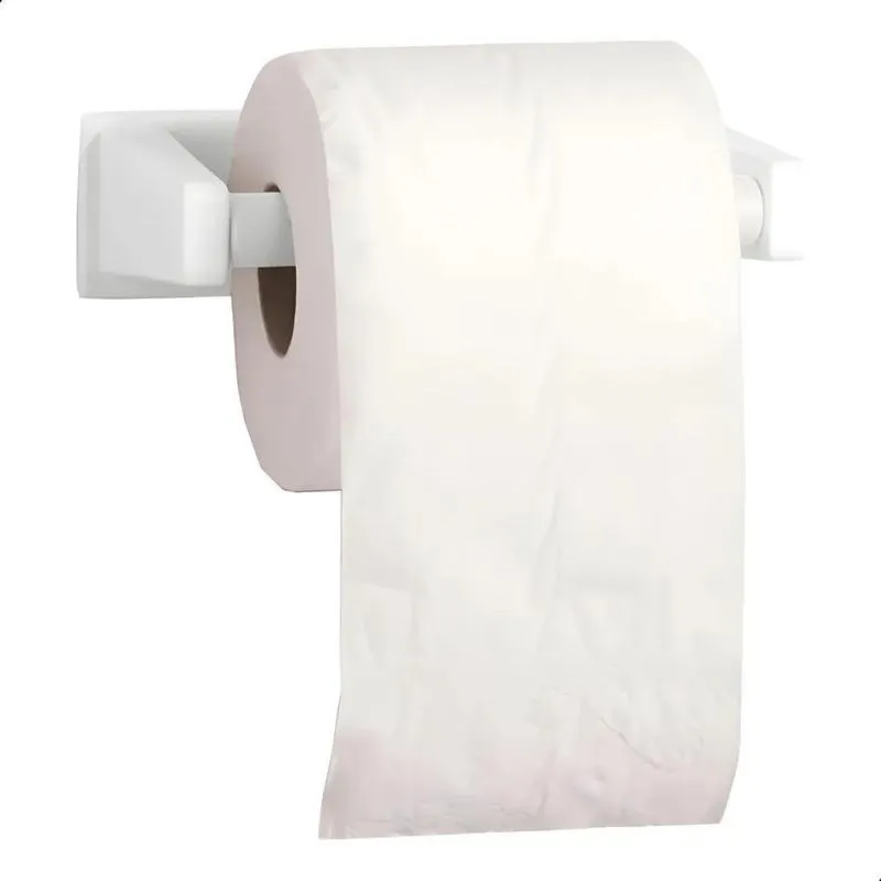 5x Porta Papel Higiênico Rolete Suporte Parede Banheiro Lava