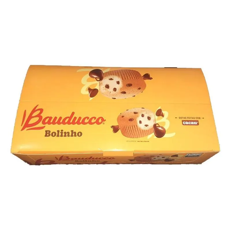Caixa Com 16 Bolinho Gotas De Chocolate Bauducco 16x40g=640g