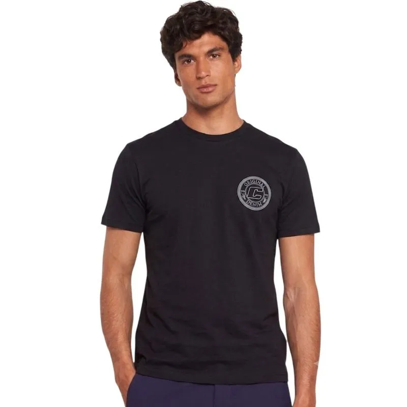 Camiseta Colcci com Estampa no Peito Preta Masculina M / Preto