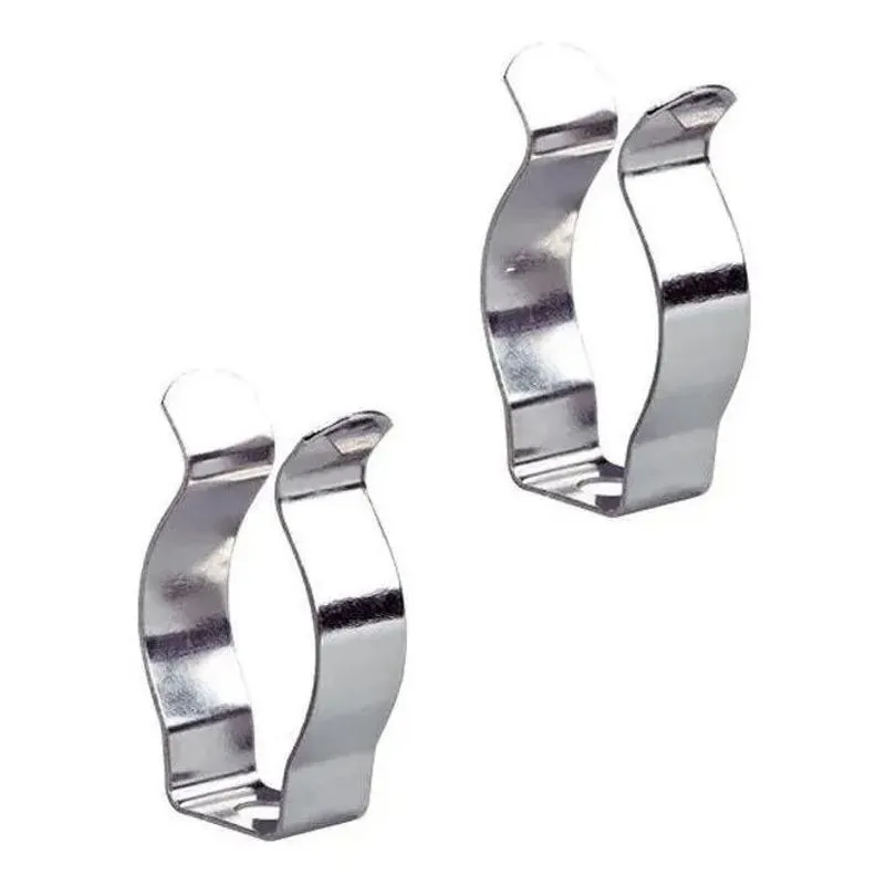 10x Kit 20 Abraçadeira De Aço Para Lâmpadas Tubulares Led T