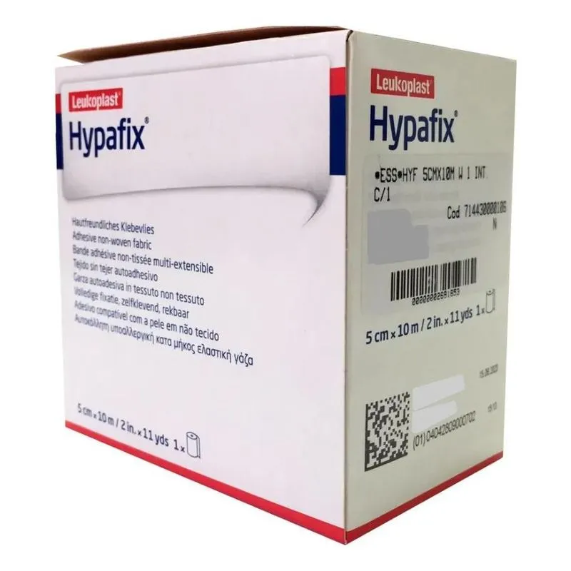 5x Curativo Hypafix Leukoplast (5cm X 10m)
