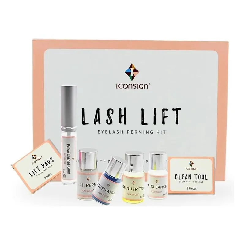 5x Lash Lifting Cilios Iconsign Brow Lamination Kit Completo