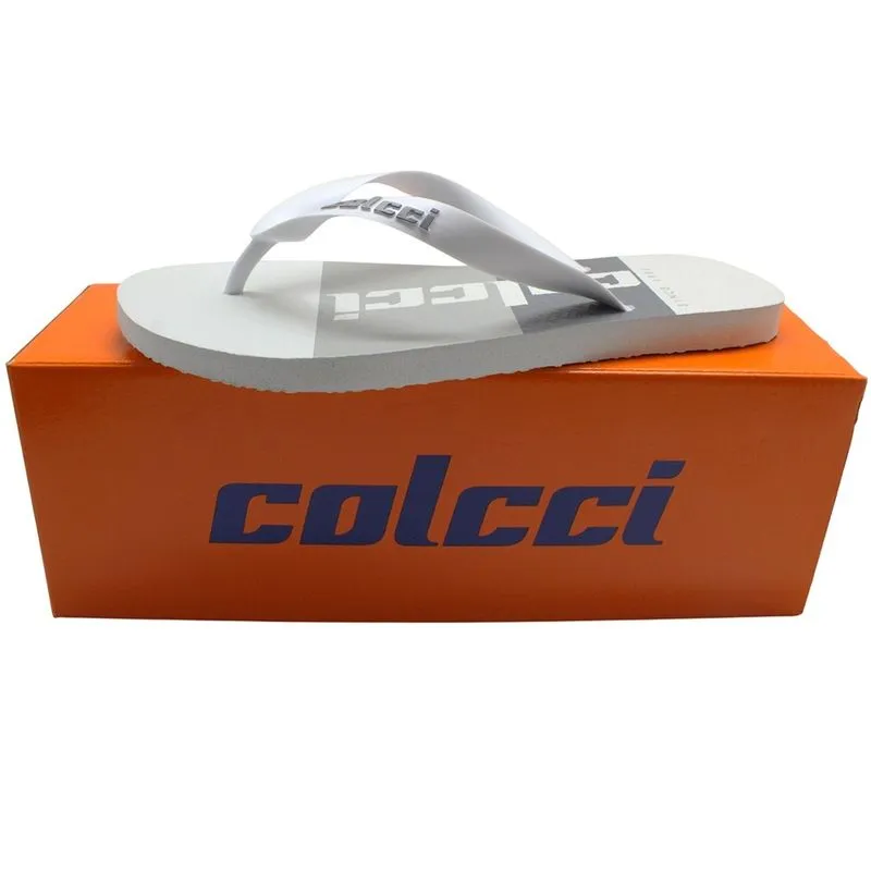 Chinelo Colcci Tricolor Branco Masculino 43/44 / Branco