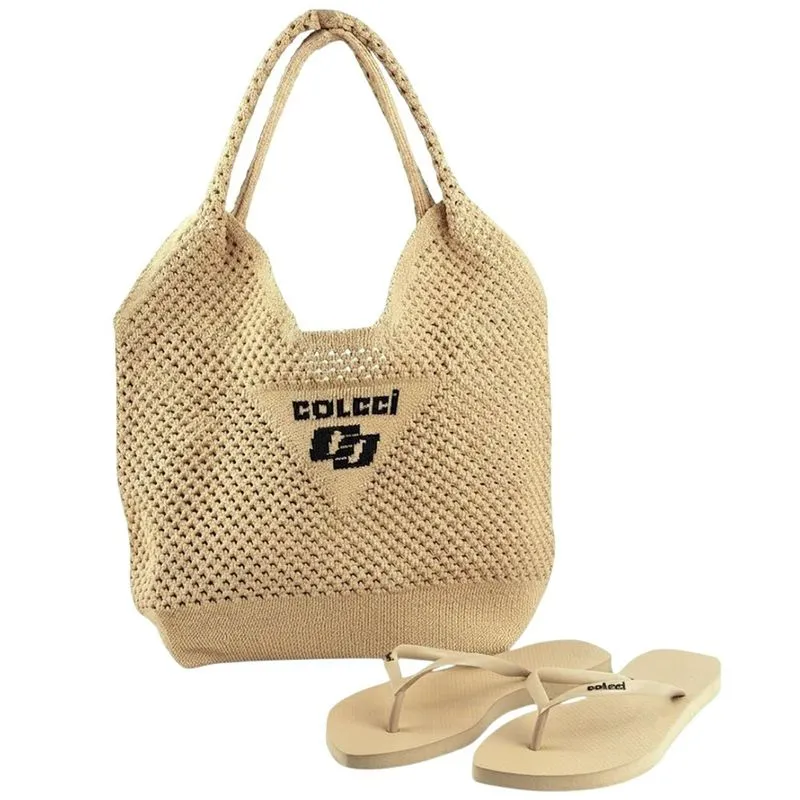 Chinelo Colcci Fresh Bege Soybean Feminina 37/38 / Bege