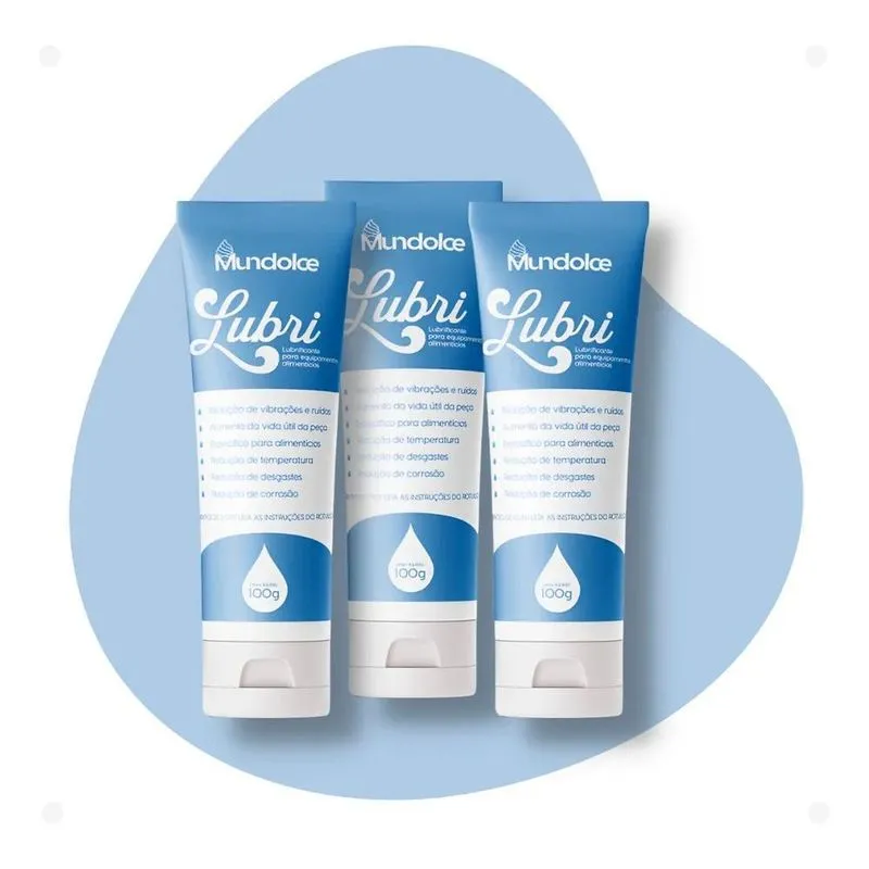 Lubrificante Para Máquina Alimentícia - Kit 3 Bisnagas