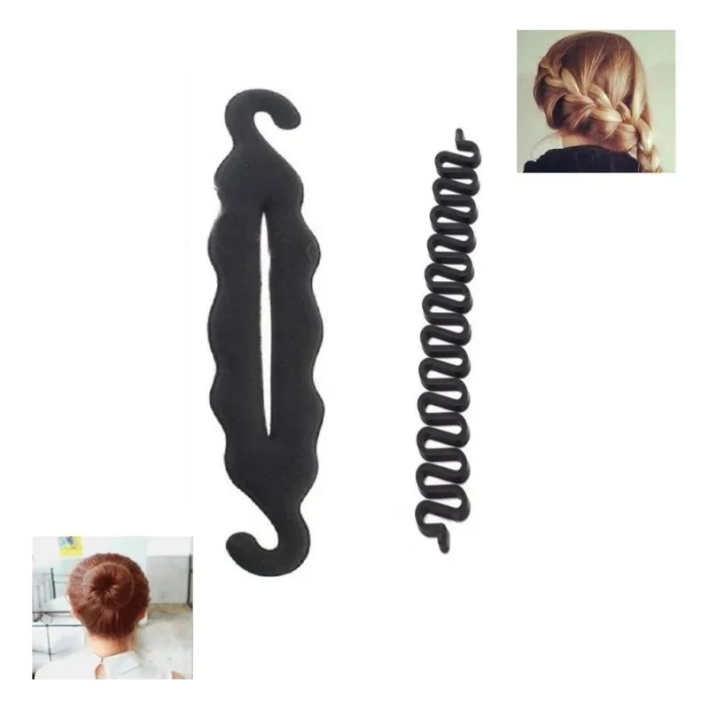 5x Acessórios Para Cabelo Trança Fácil E Coque Mágico Magic