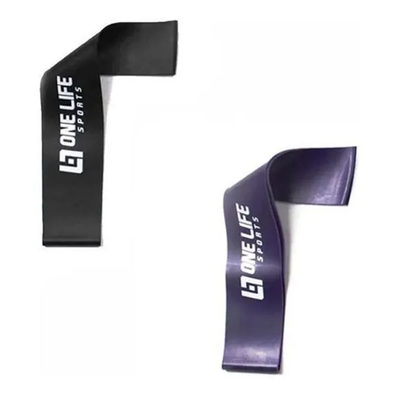 2x Kit Mini Bands Tensão Forte E Extra Forte Infinity Negro