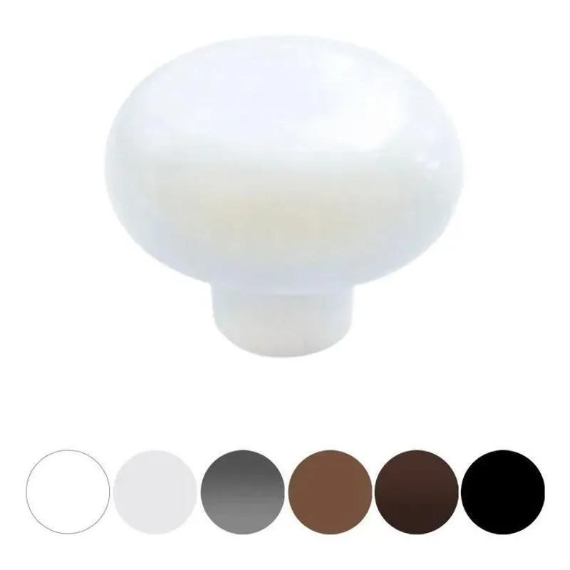 3x Kit 6 Puxadores Móveis Porta Gaveta Vitória Cor Branco