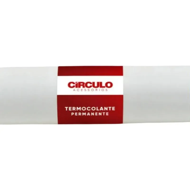 5x Entretela Termocolante Permanente - Círculo