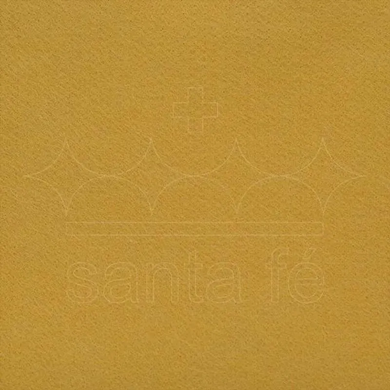 Feltro Santa Fé 1m: Toque Aveludado, Não - 63- Amarelo Novo