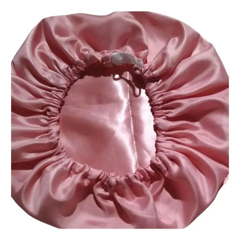 Touca Cetim: Menos Frizz, Cabelo Hidratado E Liso (aj - Rose