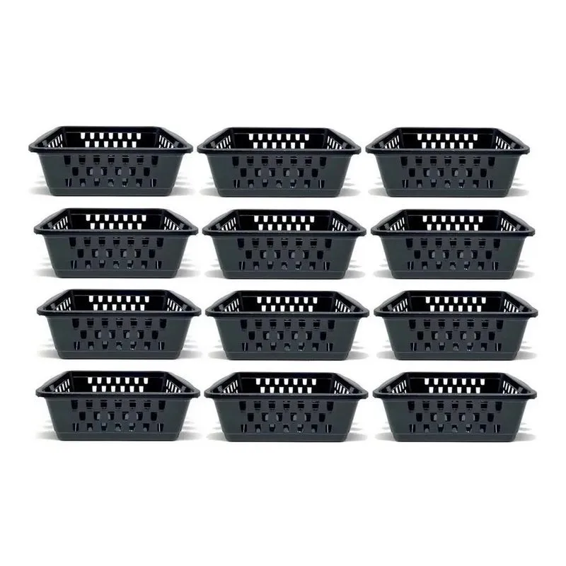 3x 12 Cestinhas Organizadoras Pequenas Para Armários E Gavet