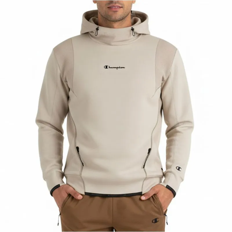 Casaco Masculino Tech Hoodie Champion Bege EG