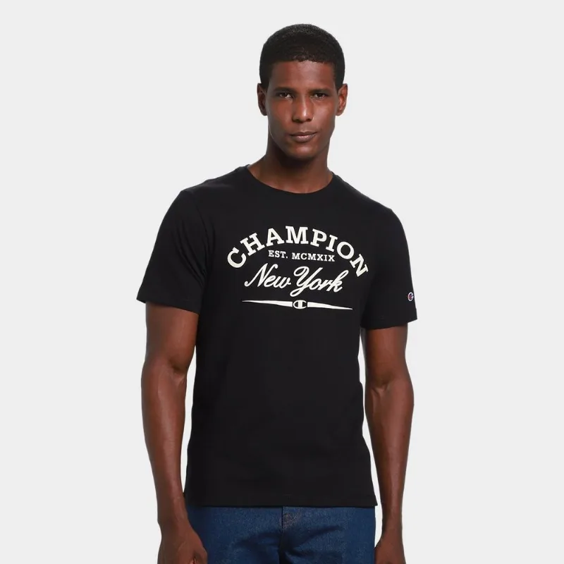 Camiseta Champion Masculina - Masculino - Preto