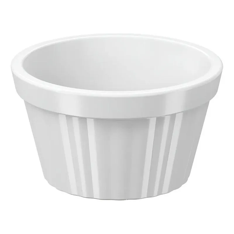 Conjunto 40 Ramekins Brancos 90ml Plástico Restaurante Pote